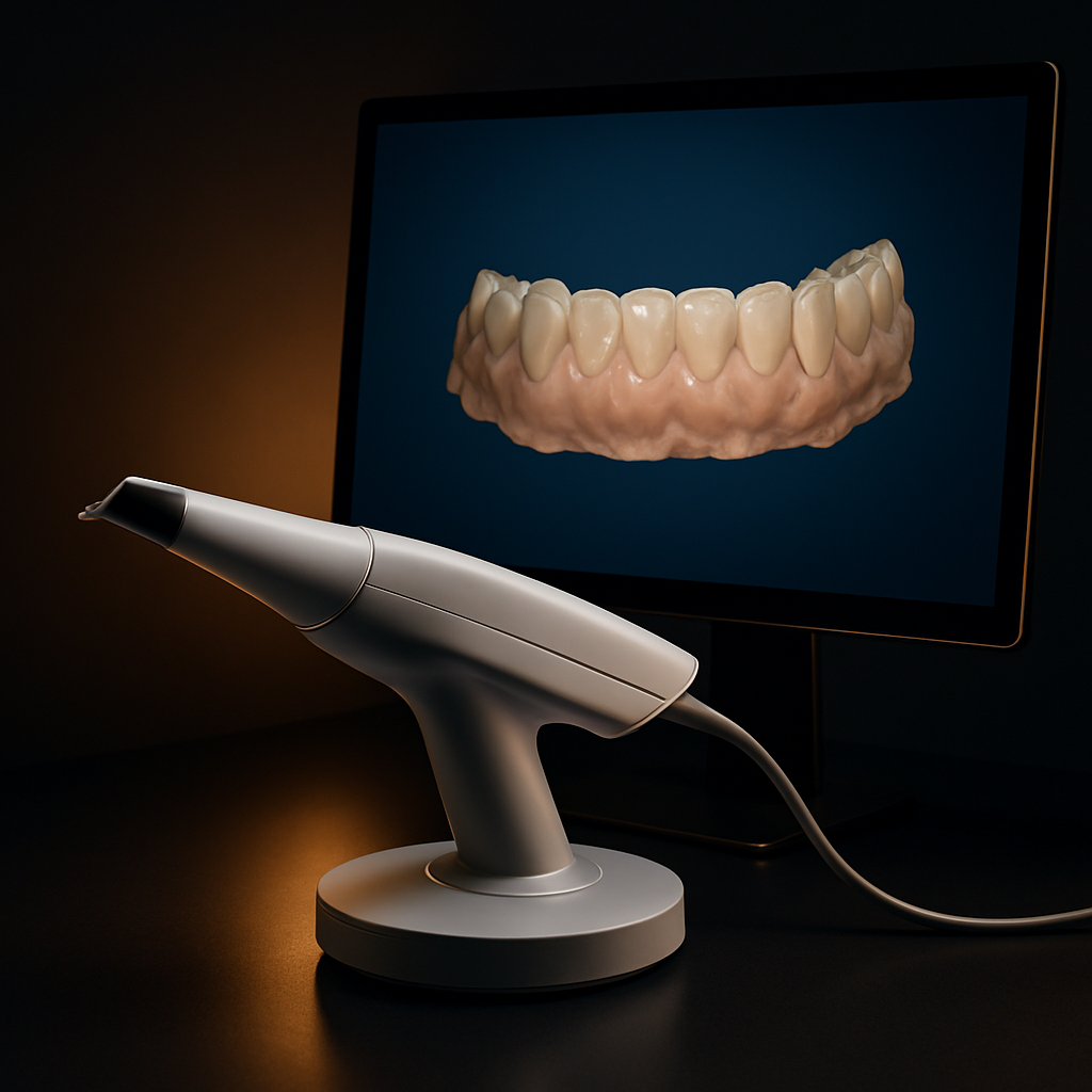 Digital scanning technology used as part of a clinical assessment at The British Dental Hub